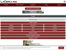Tablet Screenshot of lacerca.com